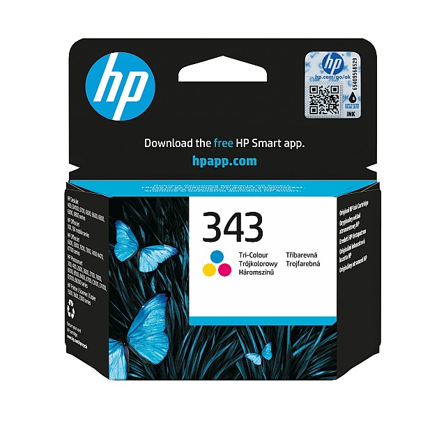 HP no 343 original Ink cartridge C8766EE ABE 7ml color DJ574