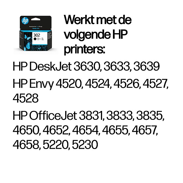 HP 302 Black Original Ink Cartridge