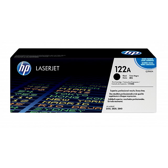 HP 122A Colour LaserJet originele toner cartridge zwart stan