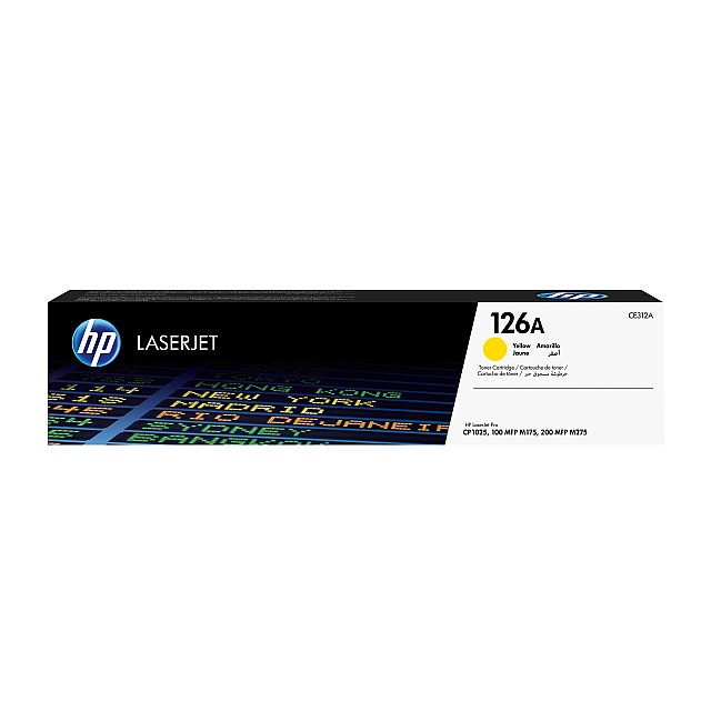 HP 126A original LaserJet Toner cartridge CE312A yellow stan