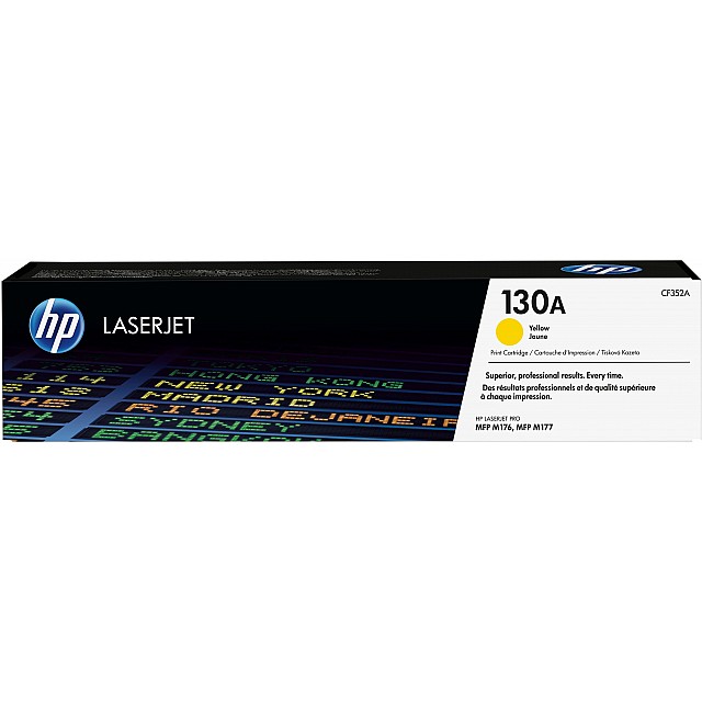 HP 130A original Toner cartridge CF352A yellow standard capa