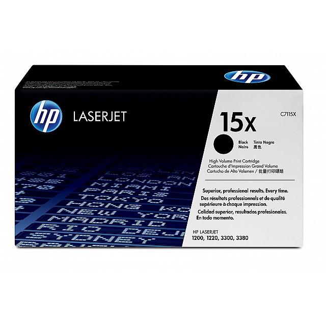 HP 15X original LaserJet Toner cartridge C7115X black high c