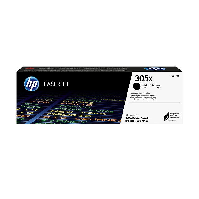 HP 305X original LaserJet original Toner cartridge CE410X bl
