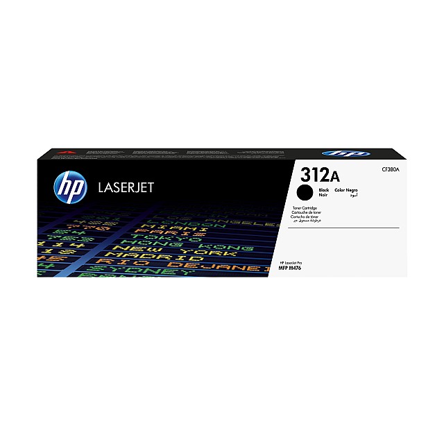 HP 312A original Toner cartridge CF380A black standard capac