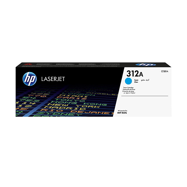 HP 312A original Toner cartridge CF381A cyan standard capaci