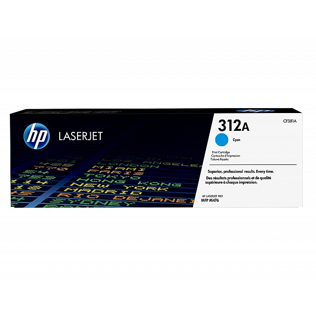 HP 312A original Toner cartridge CF381A cyan standard capaci