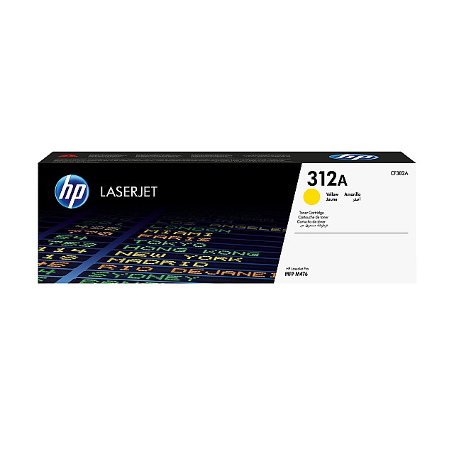 HP 312A original Toner cartridge CF382A yellow standard capa