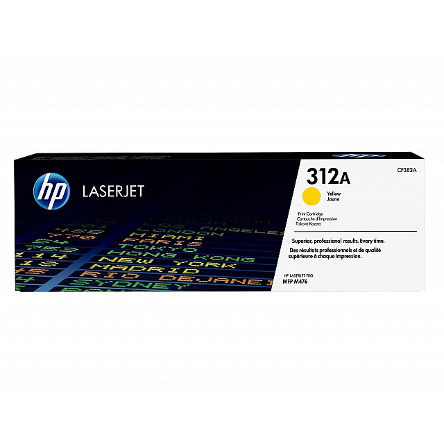 HP 312A original Toner cartridge CF382A yellow standard capa