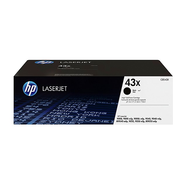 HP 43X original LaserJet original Toner cartridge C8543X bla