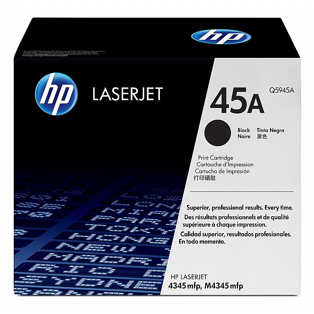 HP 45A original LaserJet Toner cartridge Q5945A black standa