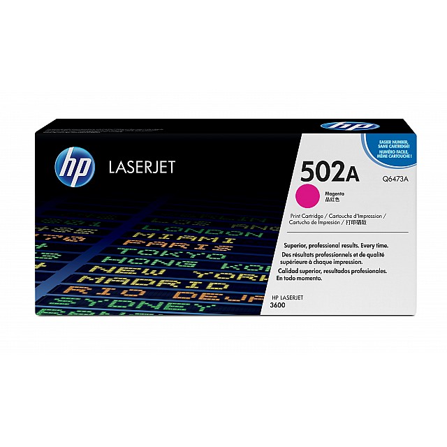 HP 502A Colour LaserJet originele toner cartridge magenta st