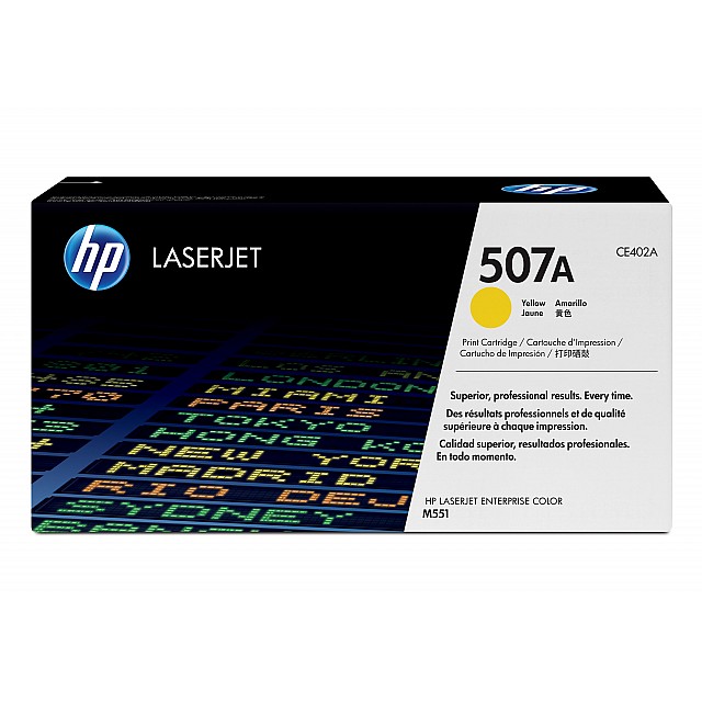HP 507A original Toner cartridge CE402A yellow standard capa