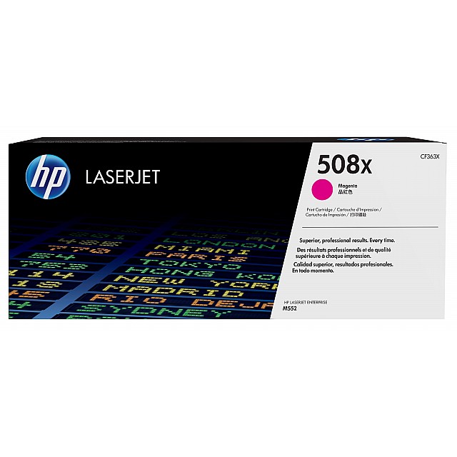 HP 508X original Toner cartridge CF363X magenta 9.500 pages