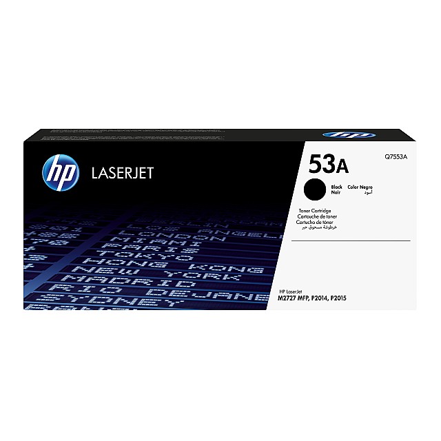 HP 53A original LaserJet Toner cartridge Q7553A black standa