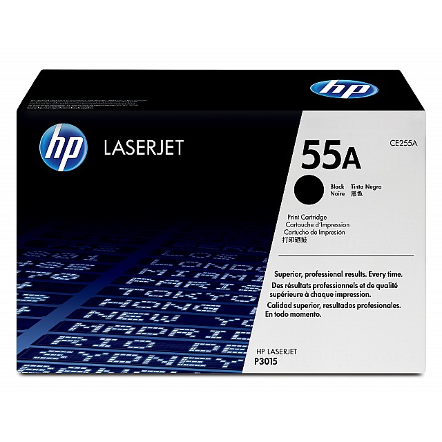 HP 55A original LaserJet Toner cartridge CE255A black standa