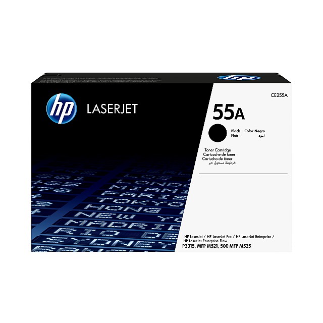 HP 55A original LaserJet Toner cartridge CE255A black standa
