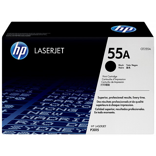 HP 55A original LaserJet Toner cartridge CE255A black standa