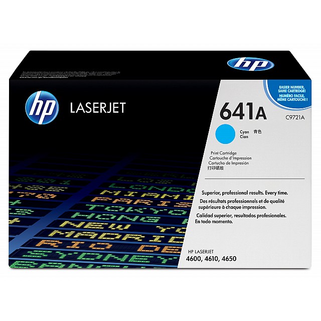 HP 641A Colour LaserJet originele toner cartridge cyaan stan