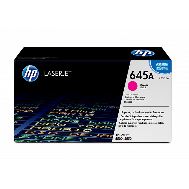 HP 645A original Colour LaserJet Toner cartridge C9733A mage