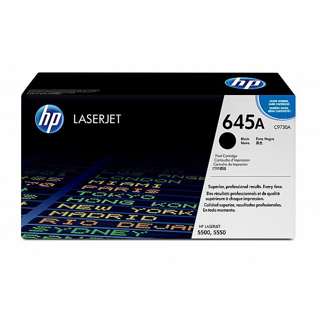 HP 645A original Colour LaserJet Toner cartridge C9730A blac