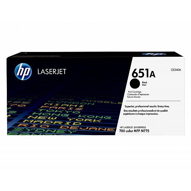HP 651A original Toner cartridge CE340A black standard capac
