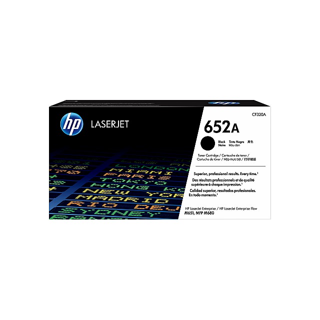 HP 652A original Toner cartridge CF320A black standard capac