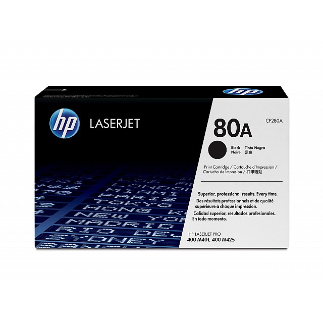 HP 80A original Toner cartridge CF280A black standard capaci
