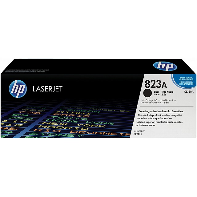 HP 823A original Colour LaserJet Toner cartridge CB380A blac