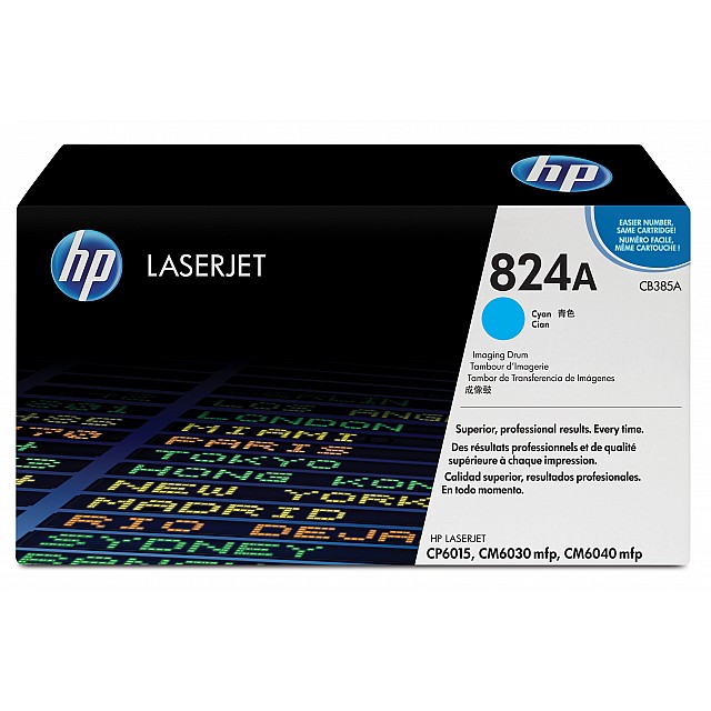 HP 824A original Colour LaserJet drum CB385A cyan standard c