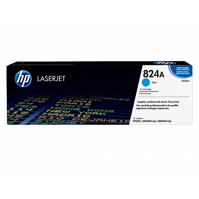 HP 824A original Colour LaserJet drum CB385A cyan standard c