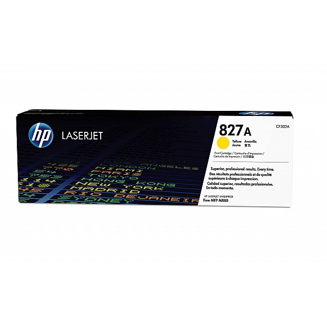 HP 827A original Toner cartridge CF302A yellow standard capa