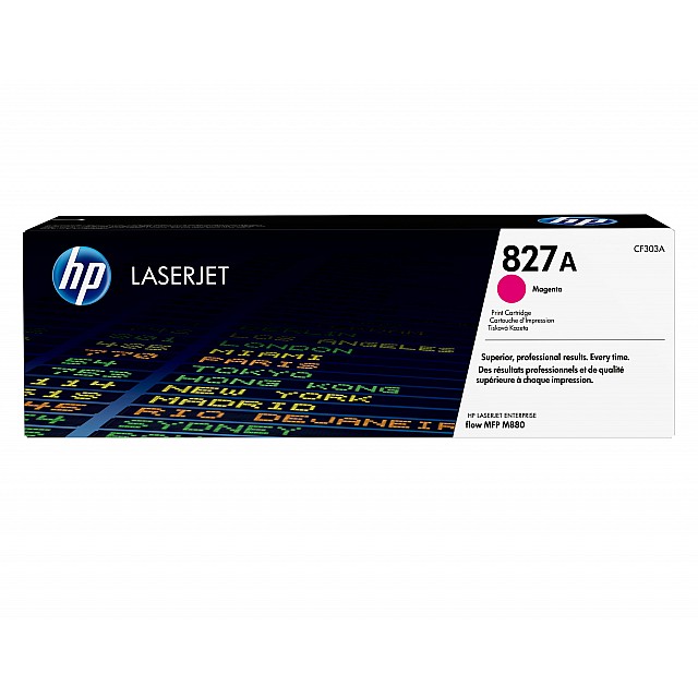 HP 827A original Toner cartridge CF303A magenta standard cap