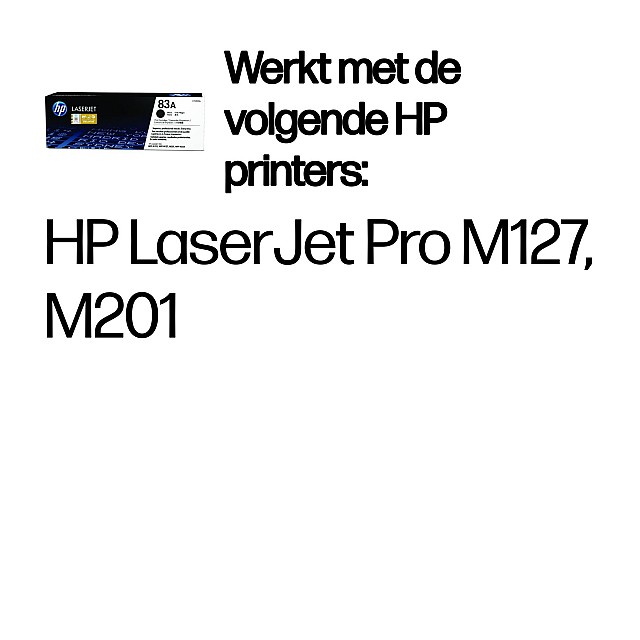 HP 83A original Toner cartridge CF283A black standard capaci