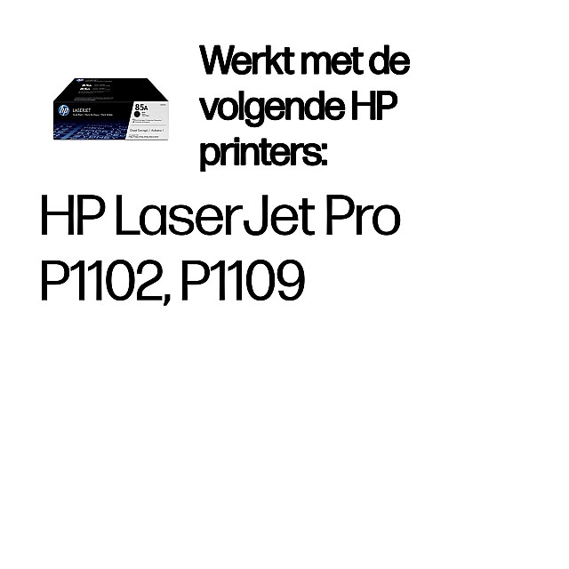 HP 85A original LaserJet Toner cartridge CE285AD black stand