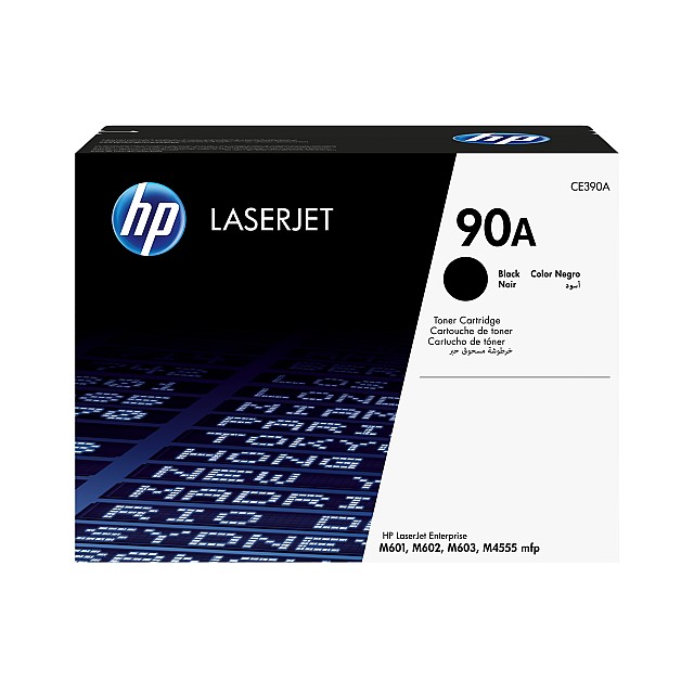 HP 90A original Toner cartridge CE390A black standard capaci