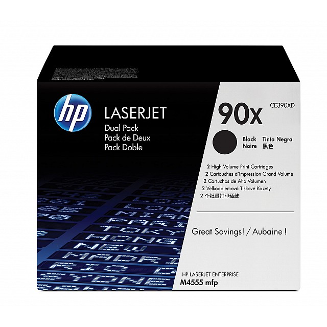 HP 90X original Toner cartridge CE390XD black high capacity