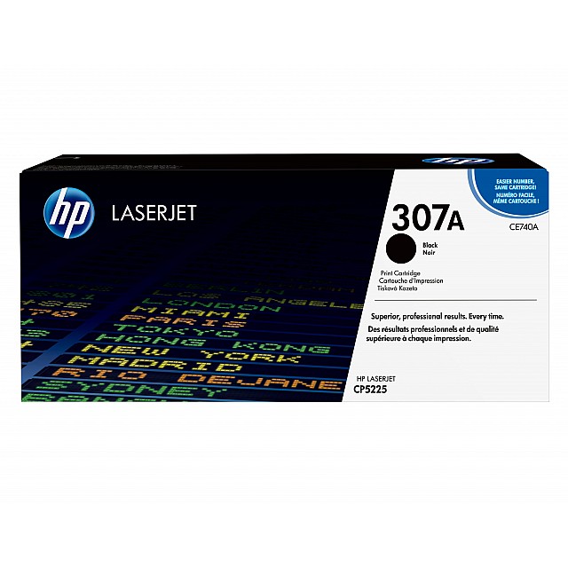 HP original Colour Laserjet CE740A Toner cartridge black sta