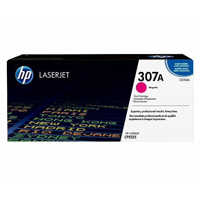 HP original Colour LaserJet CE743A Toner cartridge magenta s