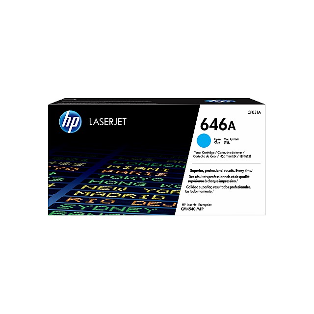 HP original Colour LaserJet CF031A Toner cartridge cyan stan