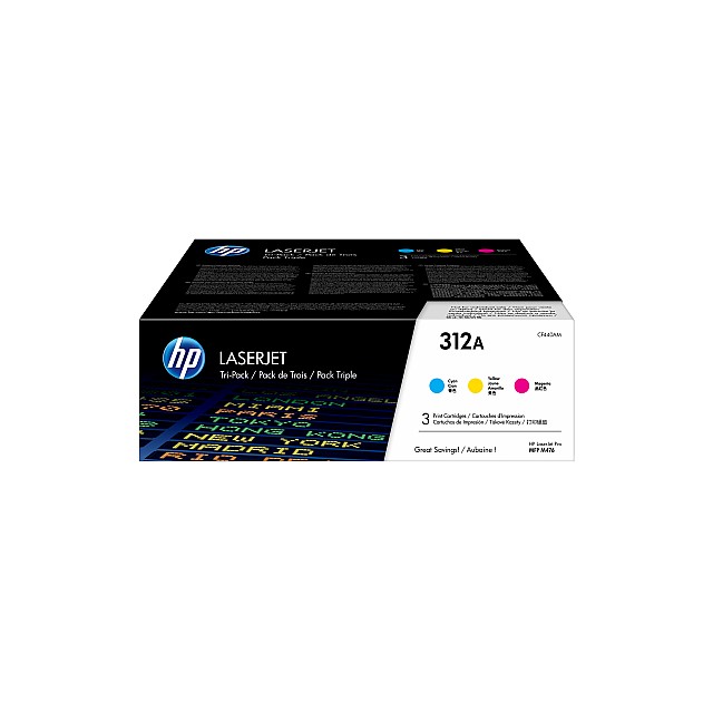 HP 312A original CYM Toner cartridge CF440AM multipack