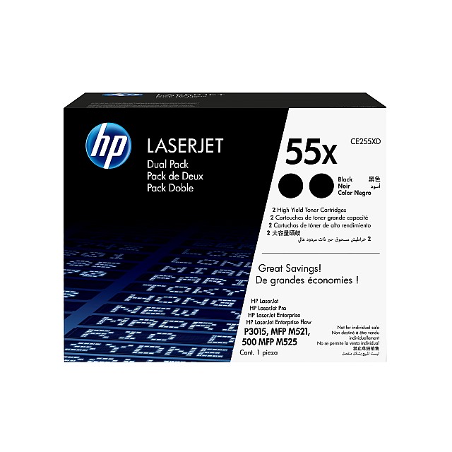 HP original LaserJet CE255XD original Toner cartridge black