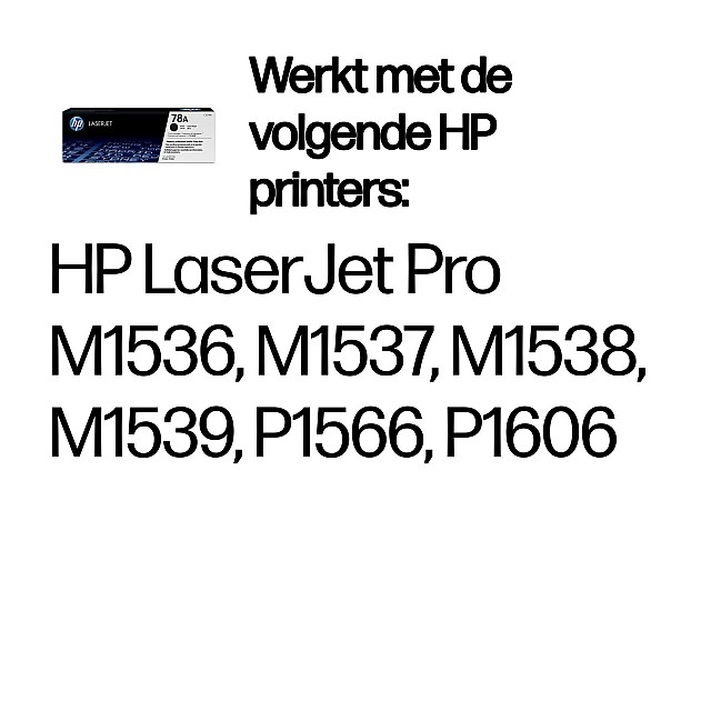 HP 78A original LaserJet Toner cartridge CE278A black standa