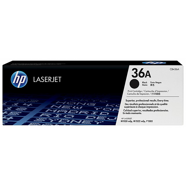 HP 36A original LaserJet Toner cartridge CB436A black standa