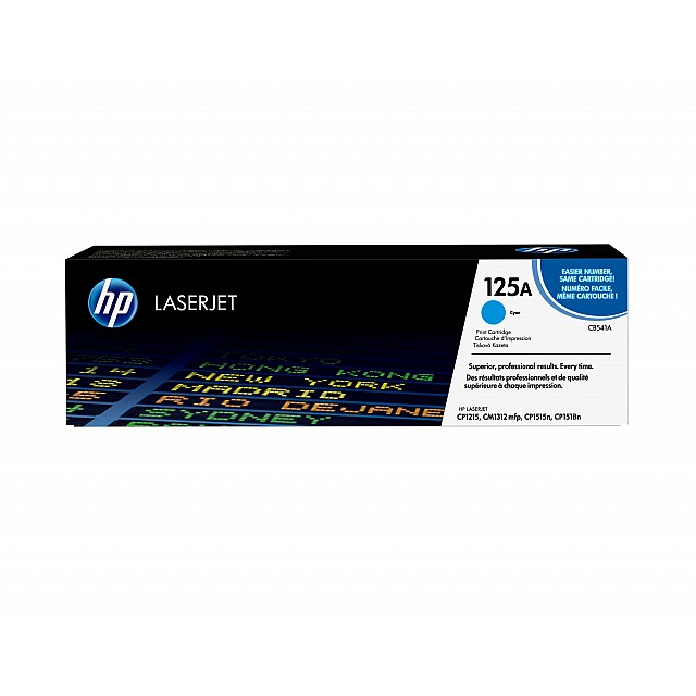 HP 125A original Colour LaserJet Toner cartridge CB541A cyan