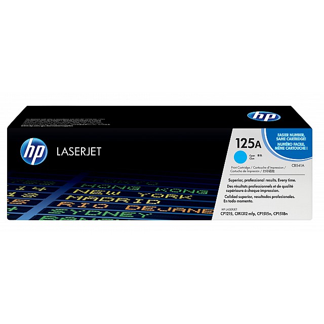 HP 125A original Colour LaserJet Toner cartridge CB541A cyan