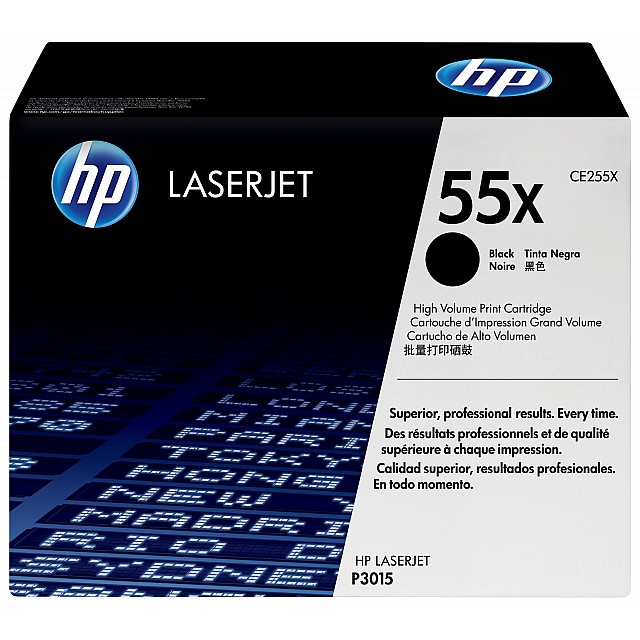 HP 55X original LaserJet Toner cartridge CE255X black standa