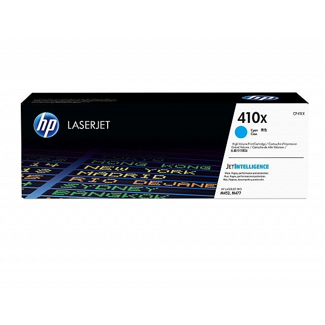 HP 410X original Toner cartridge CF411X cyan HY