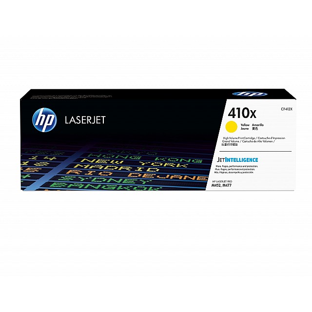 HP 410X original Toner cartridge CF412X yellow HY