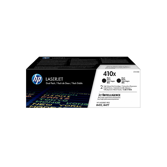 HP 410X original LaserJet Toner Cartidge CF410XD Black High