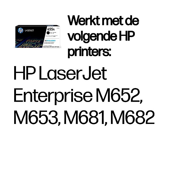 HP 655A original LaserJet Toner cartridge CF450A Black